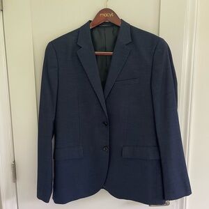H&M Blue Sport Coat Classic Tailored Blazer